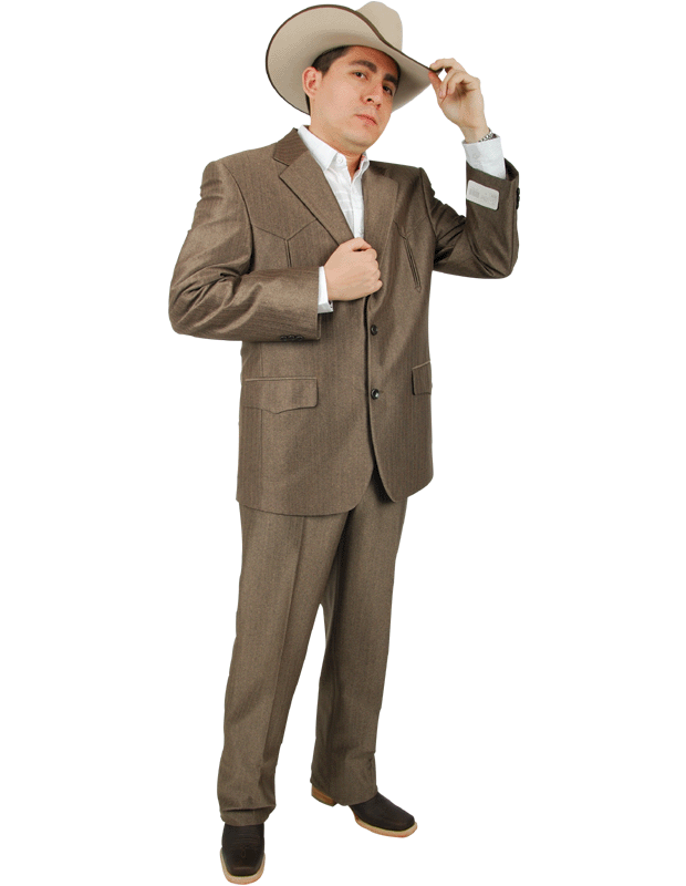 Twinstone Western Suit in Light Brown - 30311150