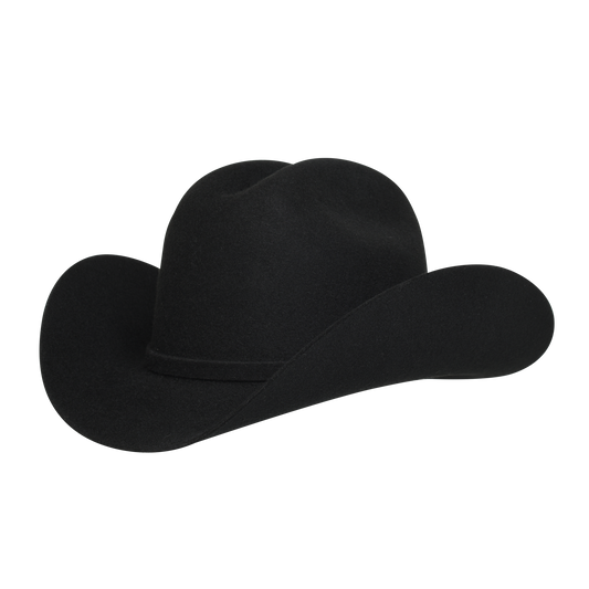Twinstone Wool Cowboy Hat 4X Cattleman Black B-3 1/2" Sinaloa