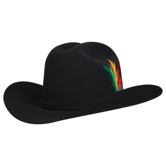 Twinstone Cowboy Hat 6X President Black B-3 1/2" Rancher "Fantasma"