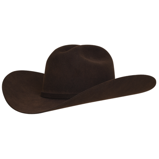 Twinstone Cowboy Hat 6X Cattleman Chocolate B-4" Rancher