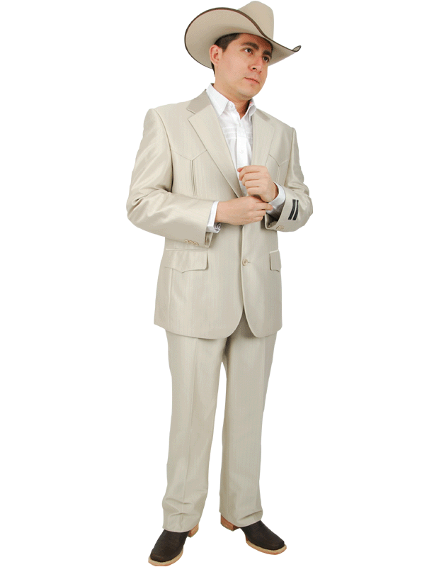 western cut dress suits White Cowboy Suit - Western Suit (Jacket + Pants)