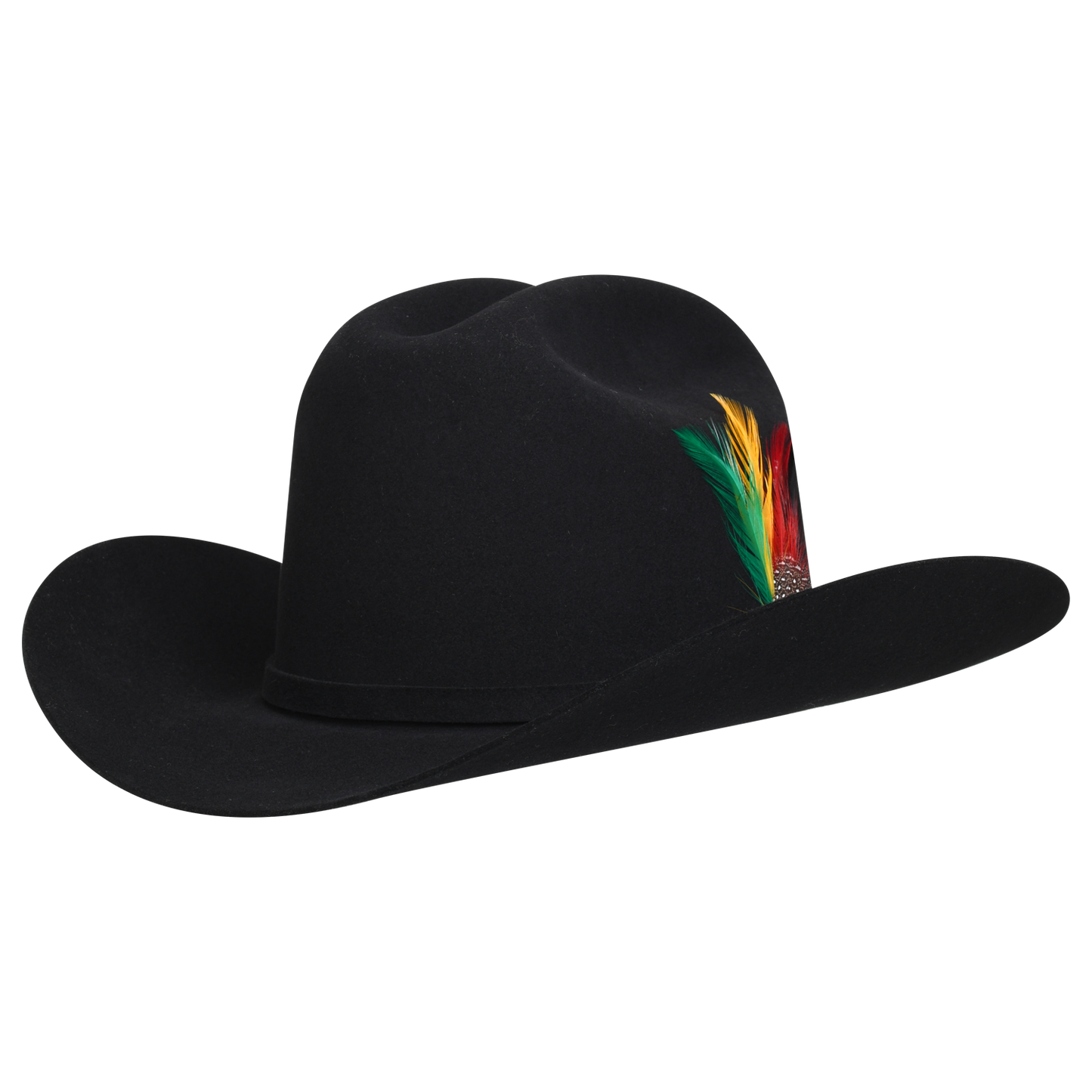 Twinstone Cowboy Hat 6X President Black B-3 1/2" Rancher "Fantasma"