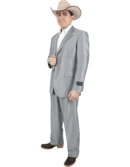 Twinstone Western Suit in Silver - 70110001