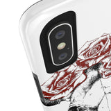 Rose Skull Matte Tough Phone Cases
