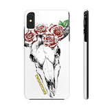 Rose Skull Matte Tough Phone Cases
